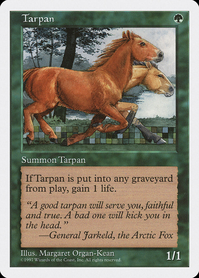 Tarpan, Fifth edition Card Art