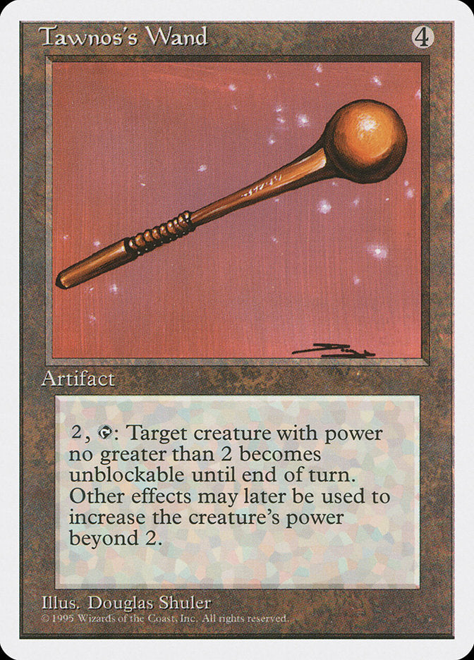 Tawnos's Wand, Fourth edition Card Art