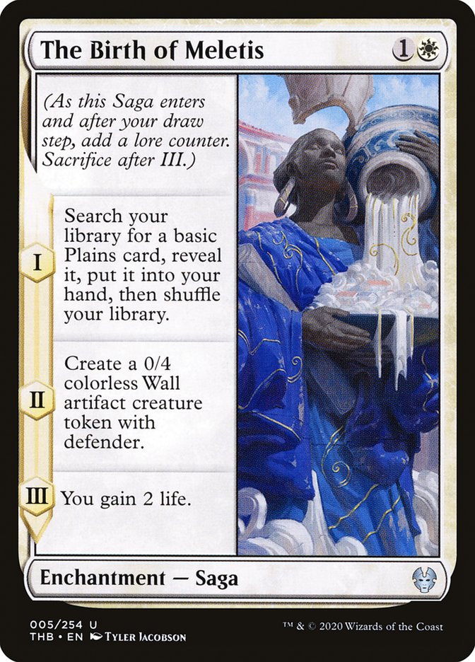 The Birth of Meletis, Theros beyond death Card Art