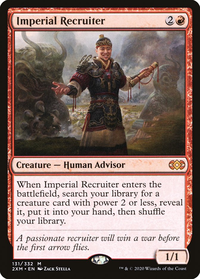 Imperial Recruiter, Double masters Card Art