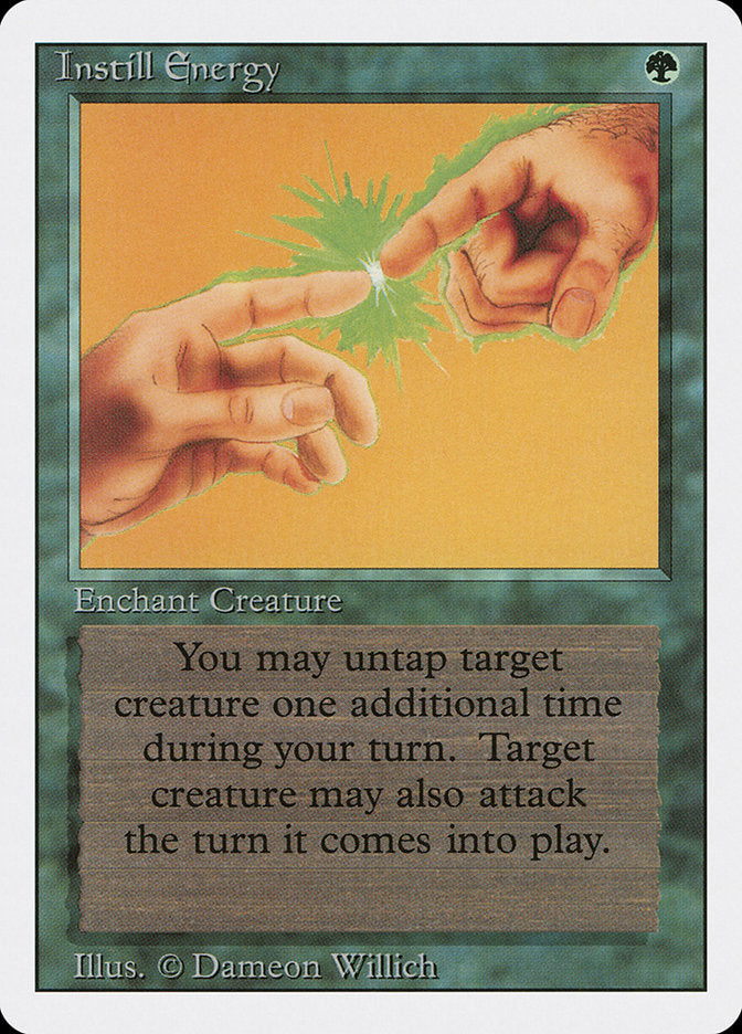 Instill Energy, Revised edition Card Art