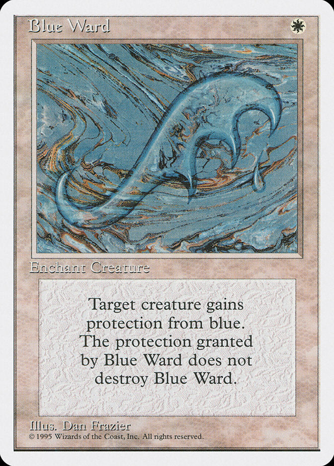 Blue Ward, Fourth edition Card Art