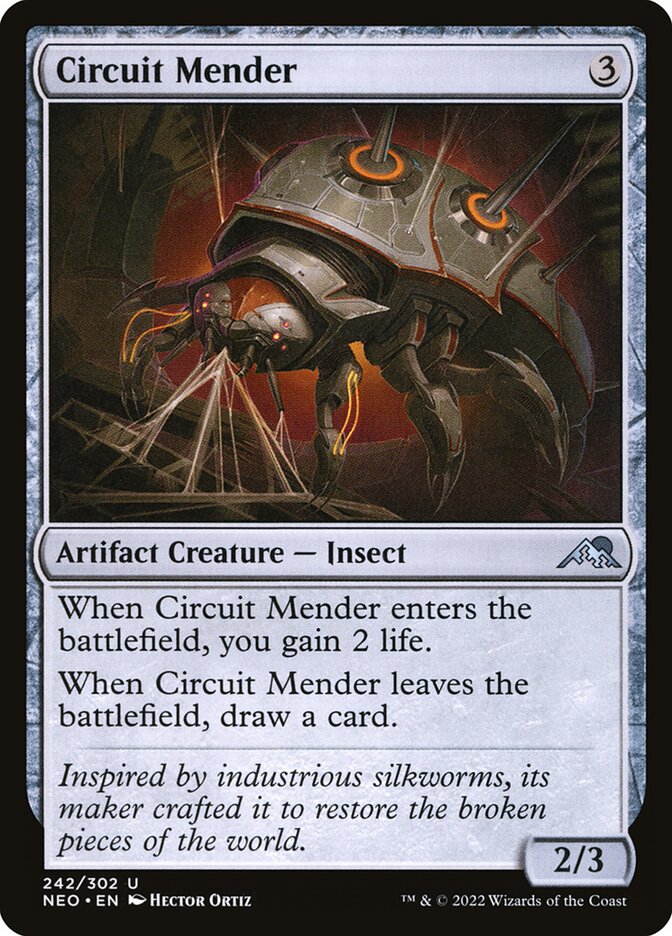 Circuit Mender, Kamigawa: neon dynasty Card Art