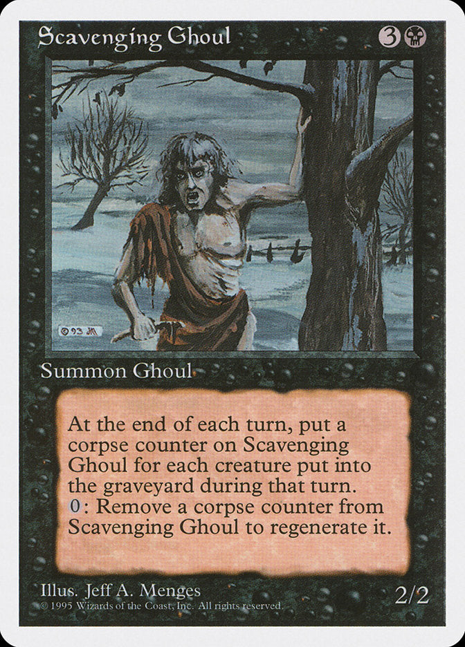 Scavenging Ghoul, Fourth edition Card Art