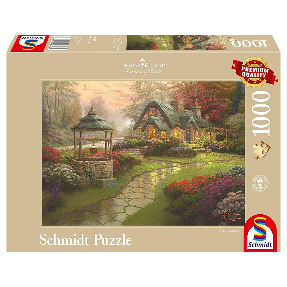 Schmidt - Puzzle - 1000 - Thomas Kinkade: Make a Wish Cottage