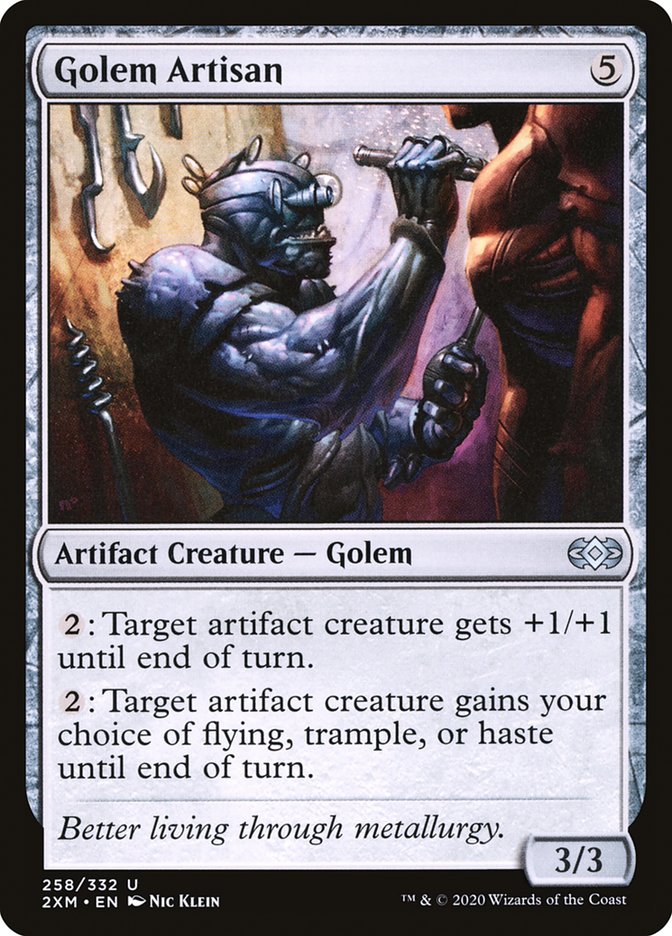 Golem Artisan, Double masters Card Art