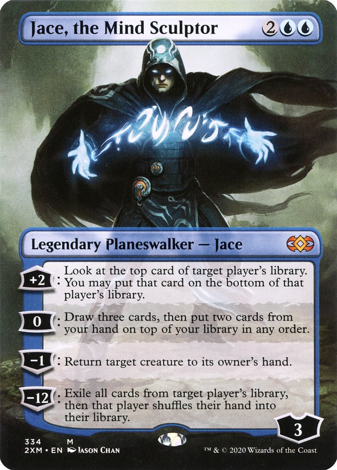 Jace, the Mind Sculptor, Double masters Card Art