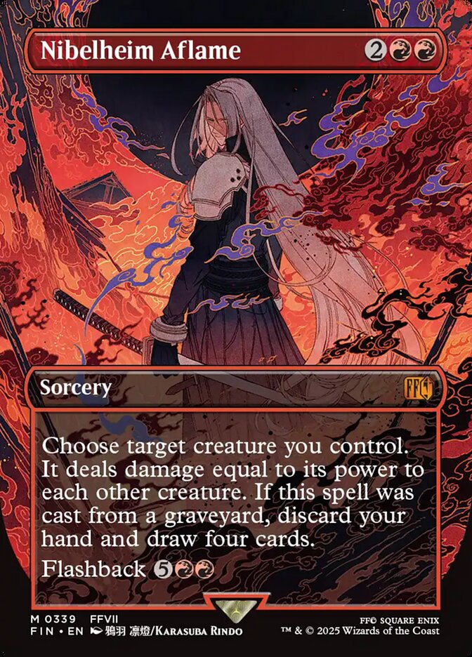 Nibelheim Aflame, Final fantasy Card Art