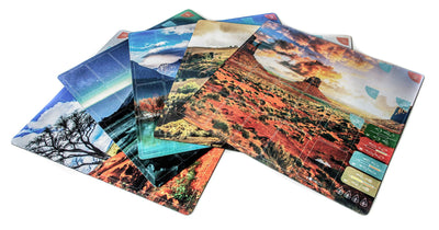 Earth Playmats - A Set Of Five With Different Motives