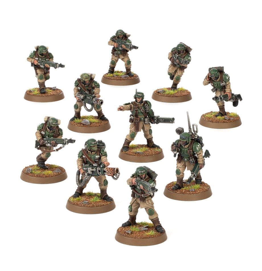 Warhammer: 40K - Astra Militarum - Cadian Shock Troops