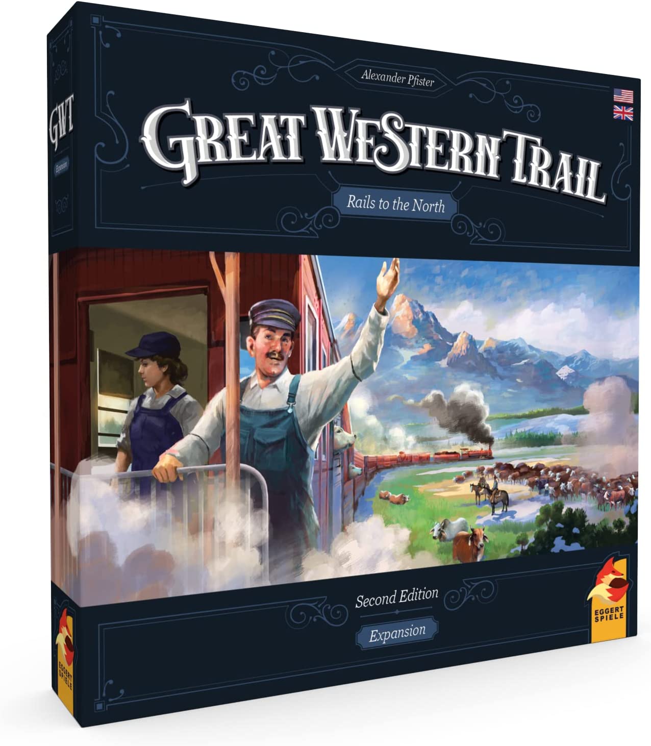 Great Western Trail 2nd Edition Rails to The North Board Game Expansion
