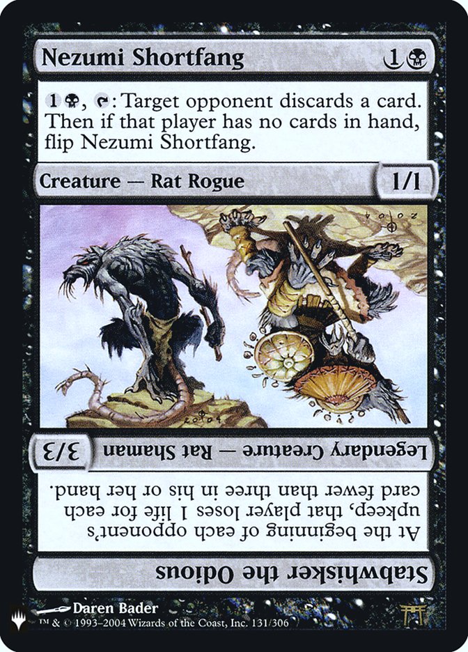 Nezumi Shortfang // Stabwhisker the Odious - Foil