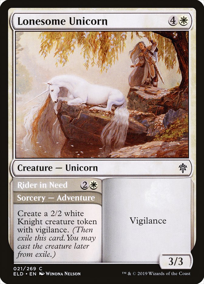 Lonesome Unicorn // Rider in Need - Foil