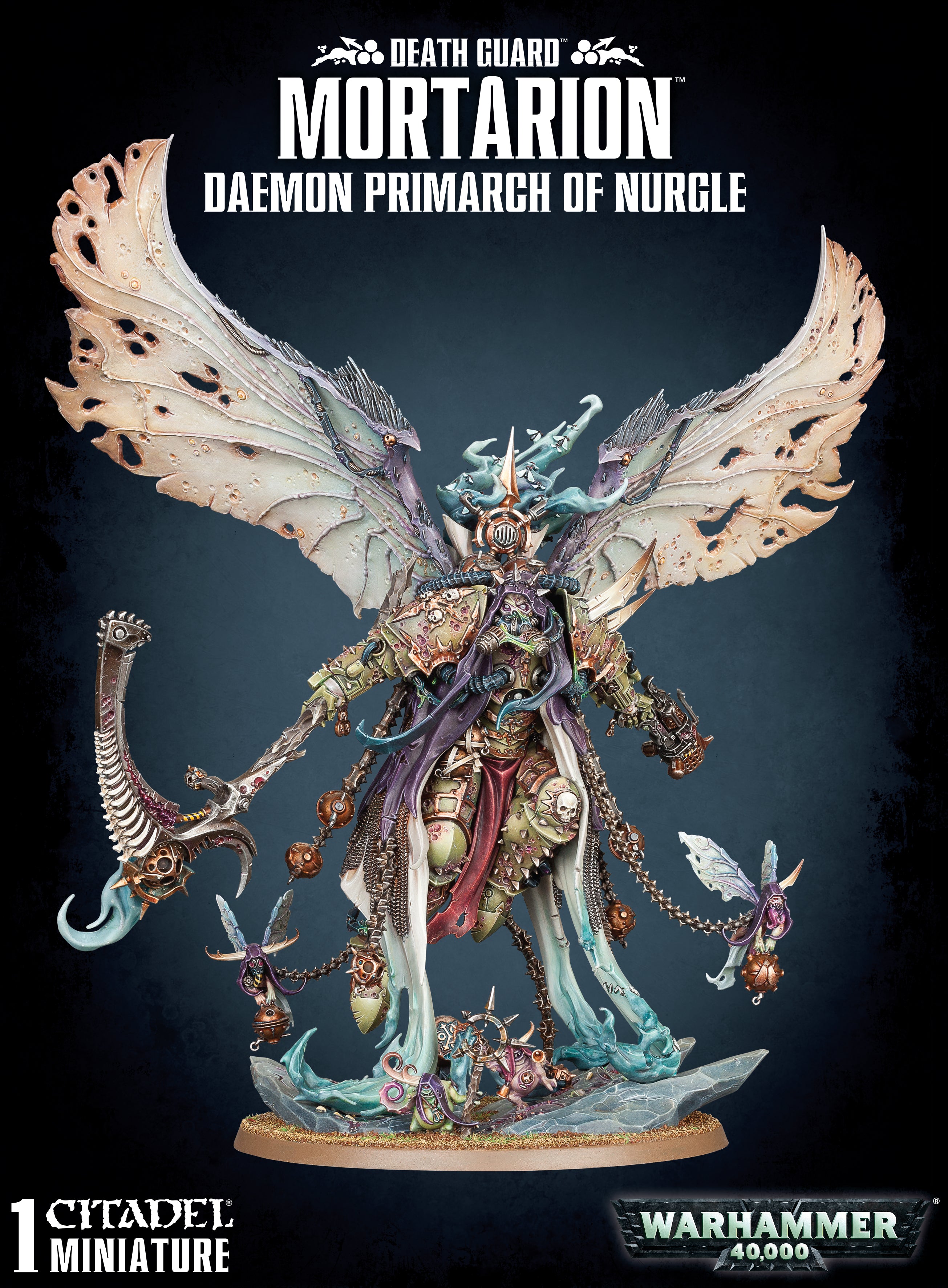 Warhammer 40,000 モータリオン Death guard Warhammer 40K Death Guard: Mortarion, Daemon Primarch of