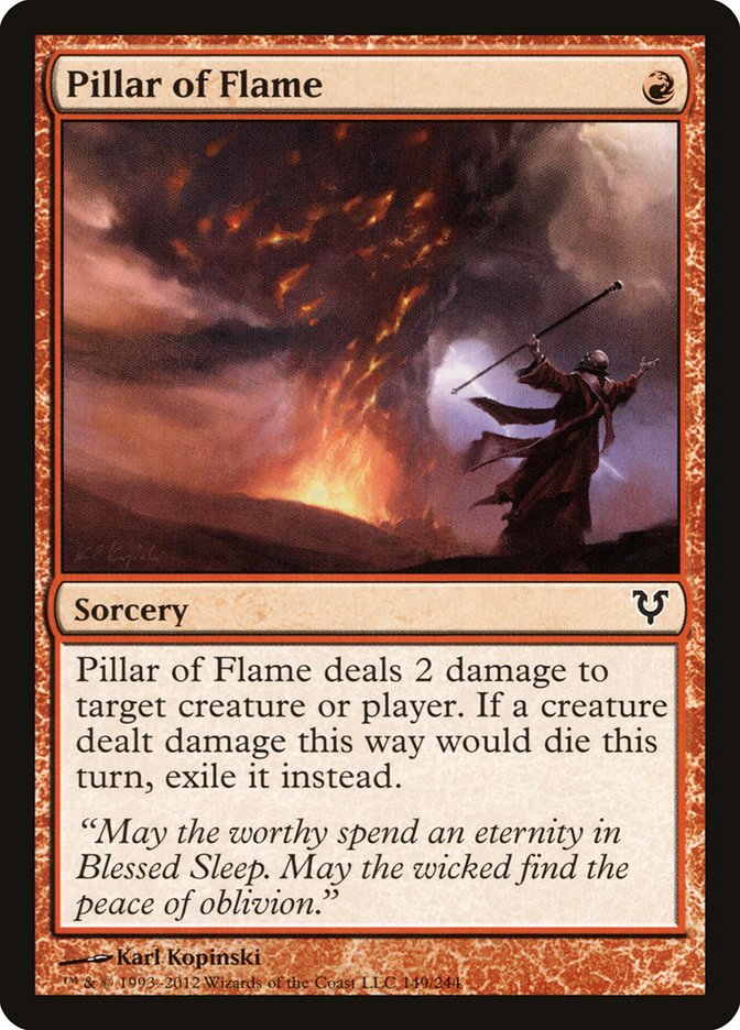 Pillar of Flame - Foil