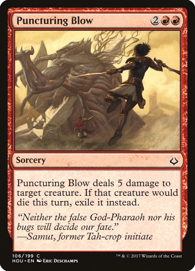 Puncturing Blow - Foil