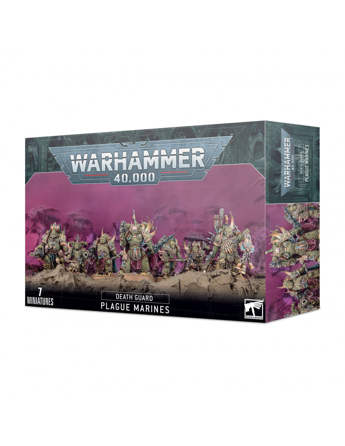 Warhammer 40K Death Guard Plague Marines – Set Di 7 Pistole Bulloni