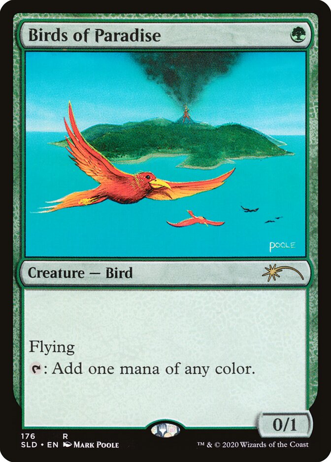 Birds of Paradise, Secret Lair Drop Card Art