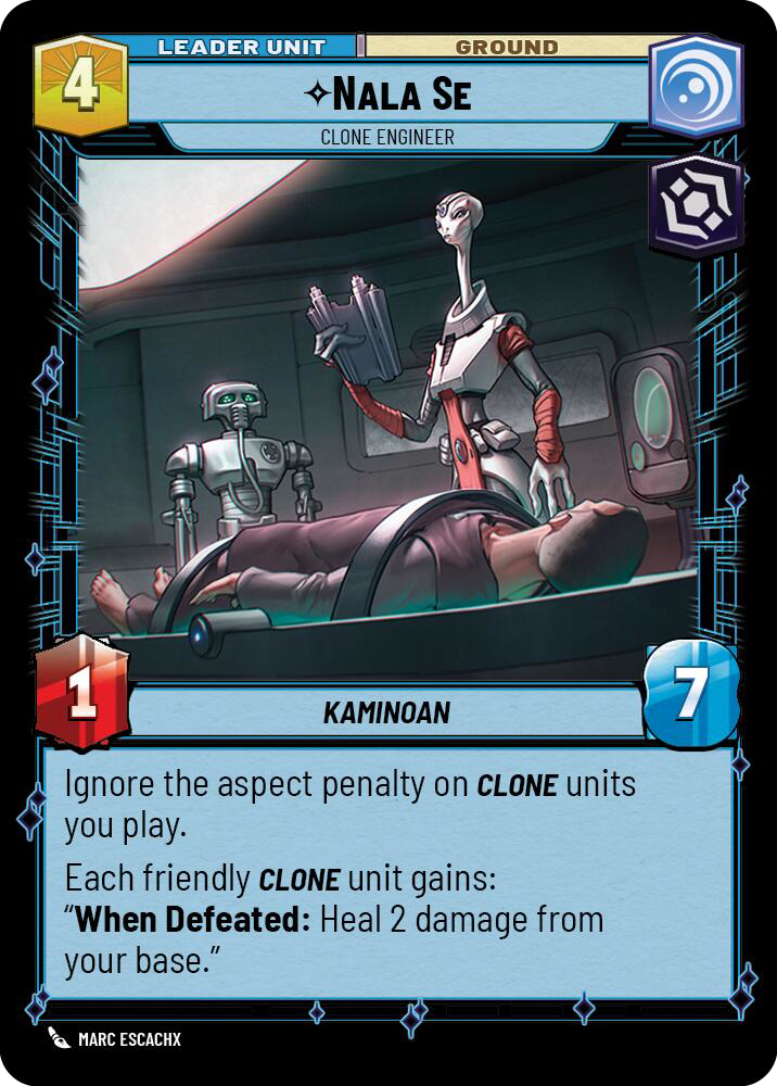 Nala Se, Clone Engineer, Twilight of the Republic Card Art