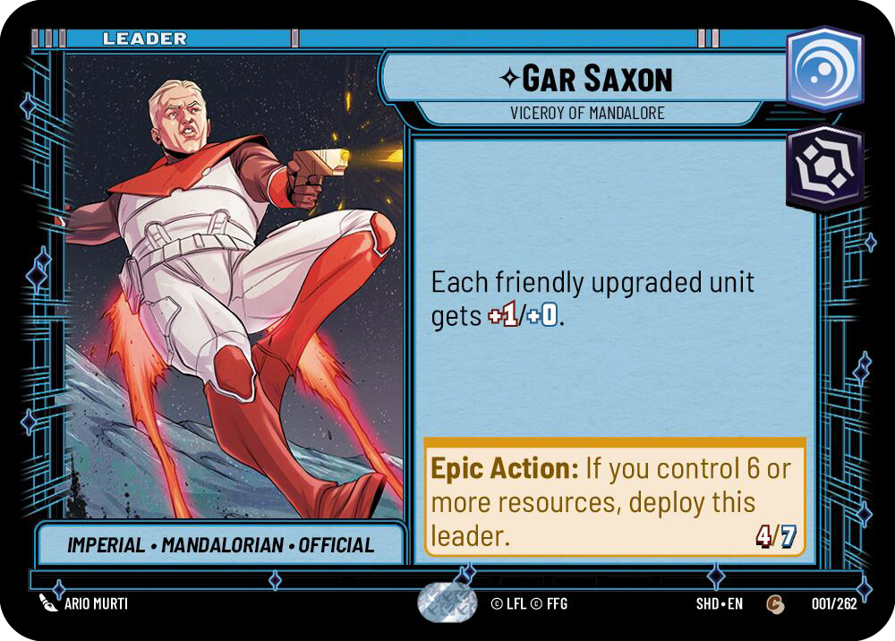 Gar Saxon, Viceroy of Mandalore