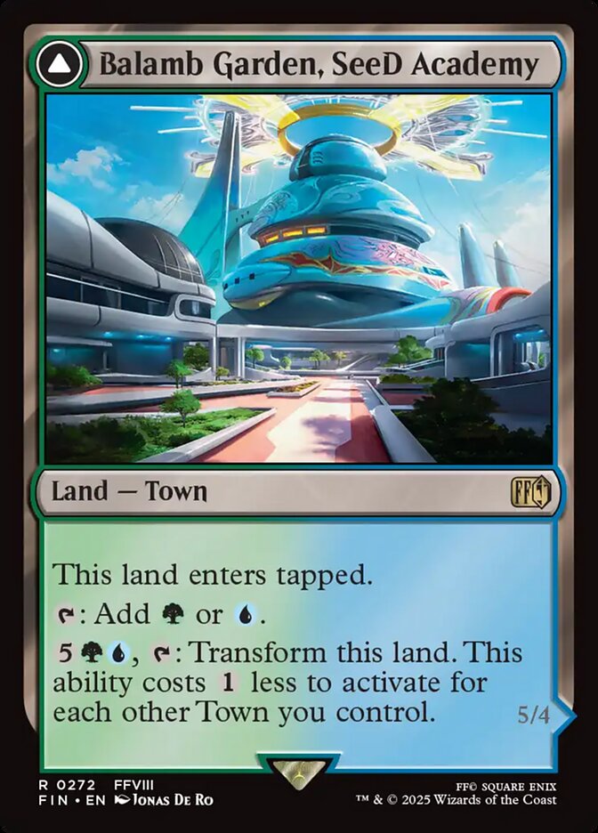 Balamb Garden, SeeD Academy // Balamb Garden, Airborne, Final fantasy Card Art