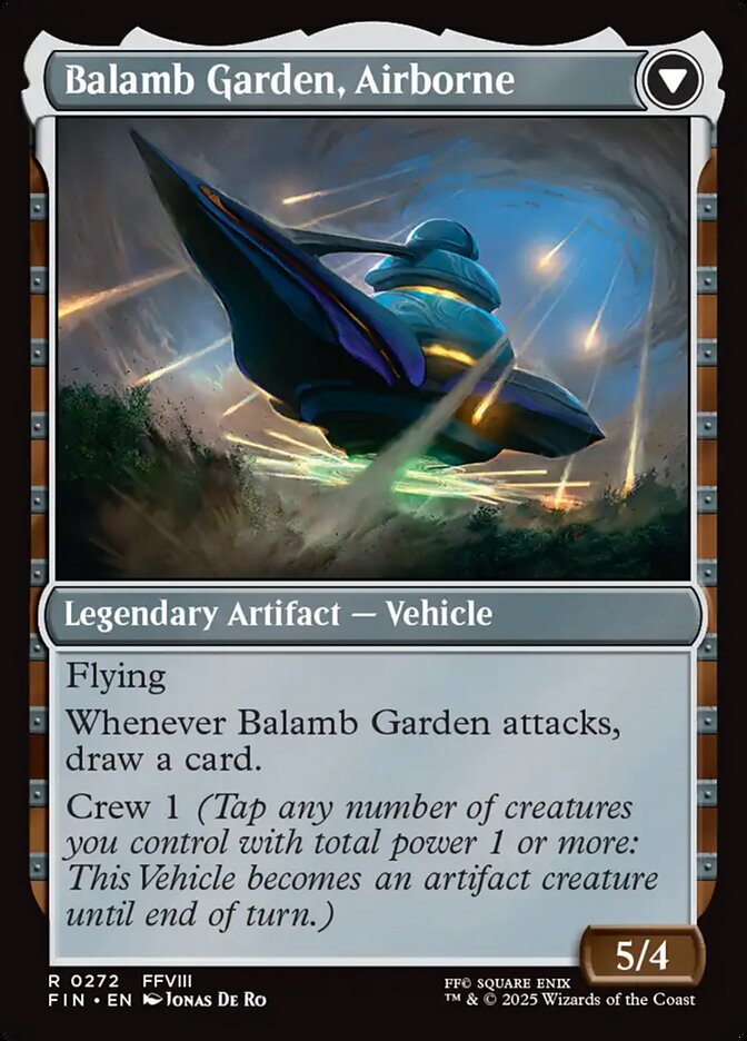 Balamb Garden, SeeD Academy // Balamb Garden, Airborne, Final fantasy Card Art