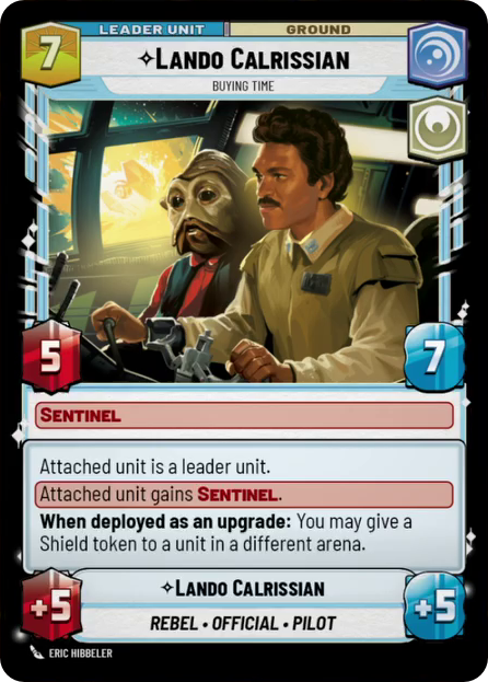 Lando Calrissian, Buying Time, Jump to Lightspeed Card Art