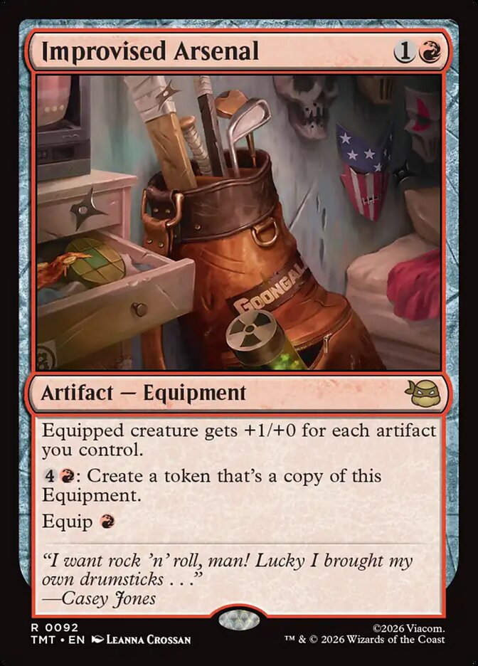 Improvised Arsenal, Teenage Mutant Ninja Turtles Card Art