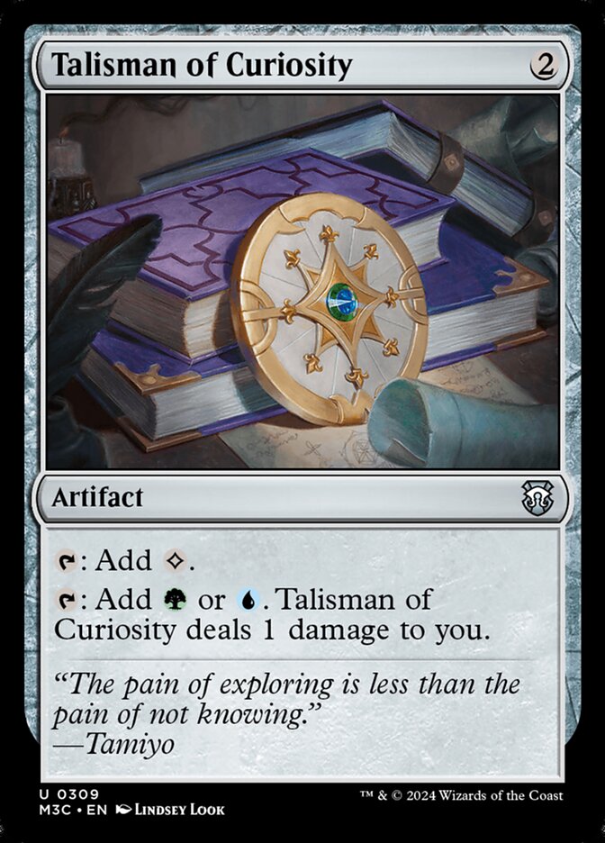 Talisman of Curiosity, Modern Horizons 3 Commander Card Art