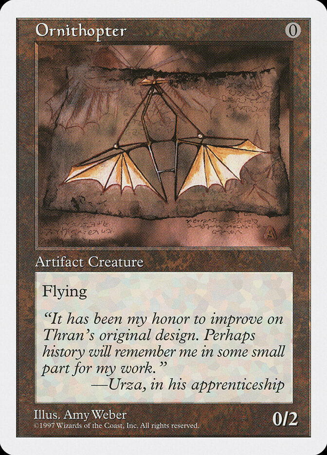 Ornithopter, Fifth Edition Card Art