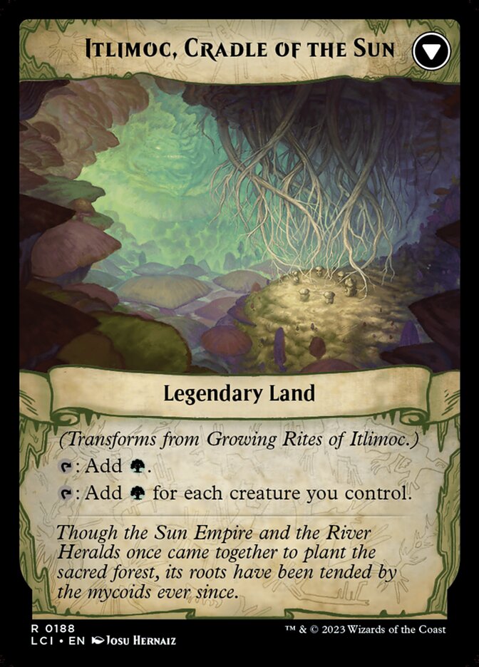 Growing Rites of Itlimoc // Itlimoc, Cradle of the Sun, The Lost Caverns Of Ixalan Card Art