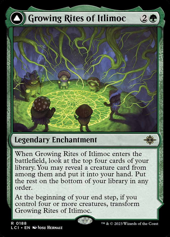 Growing Rites of Itlimoc // Itlimoc, Cradle of the Sun, The Lost Caverns Of Ixalan Card Art