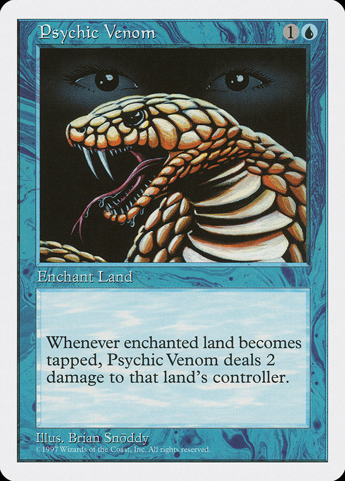 Psychic Venom, Fifth edition Card Art