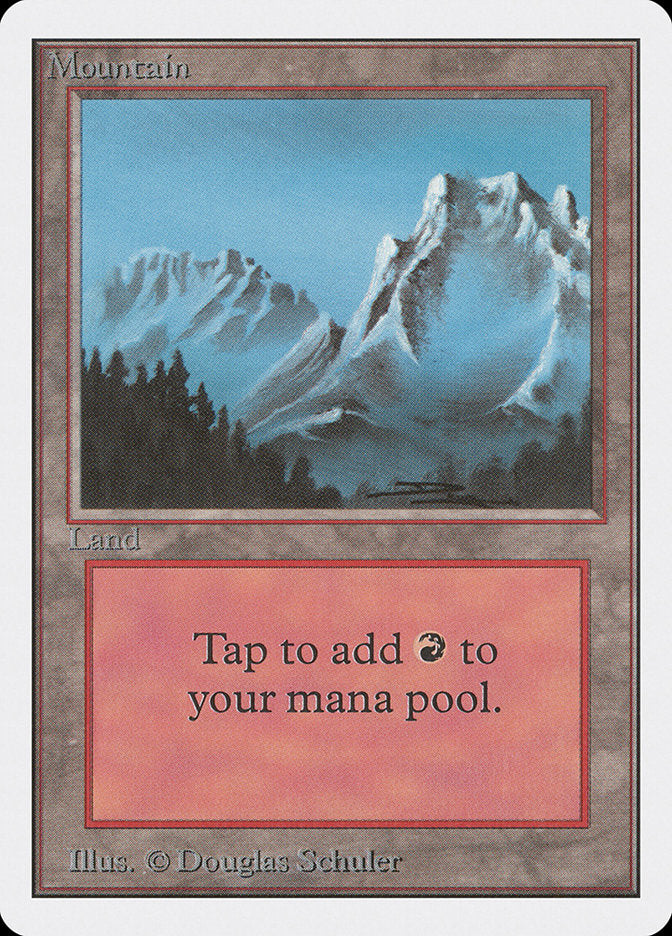 Mountain, Unlimited edition Card Art