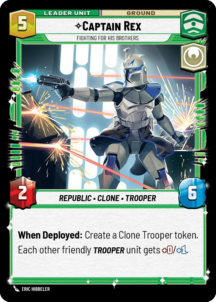 Captain Rex, Fighting For His Brothers, Twilight of the Republic Card Art