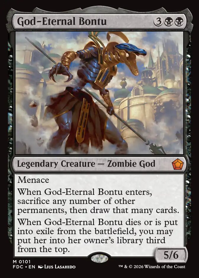 God-Eternal Bontu, Foundations Commander Card Art