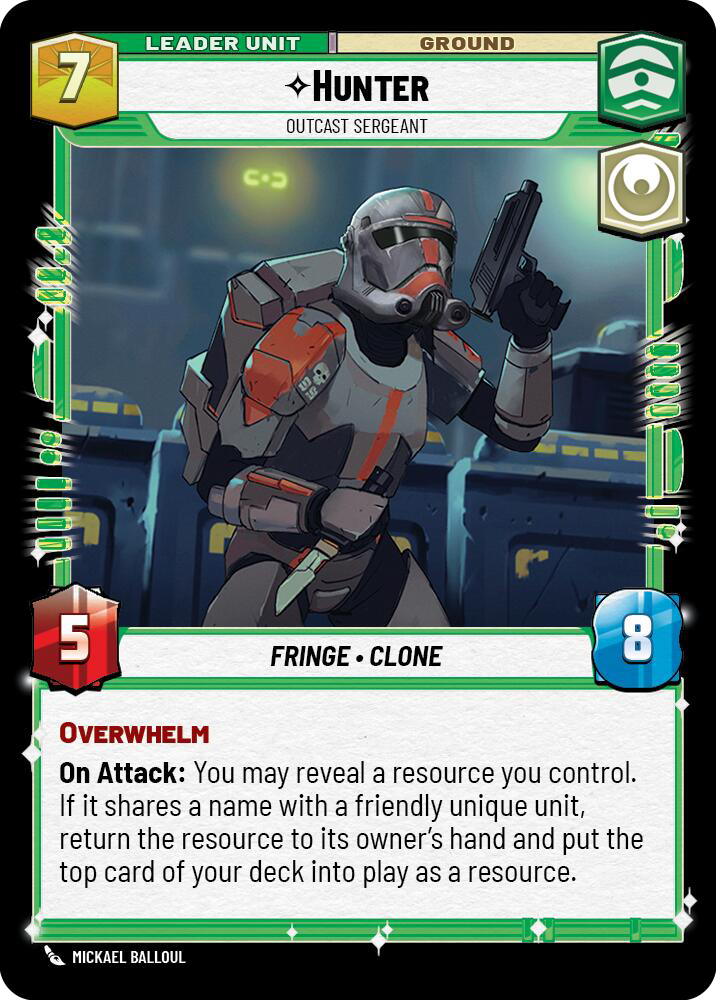 Hunter, Outcast Sergeant