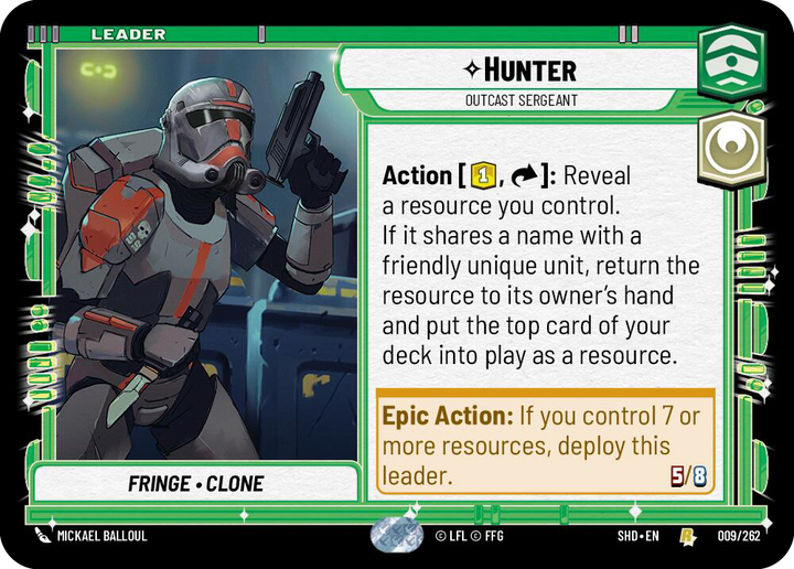 Hunter, Outcast Sergeant