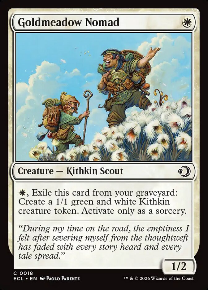 Goldmeadow Nomad, Lorwyn Eclipsed Card Art