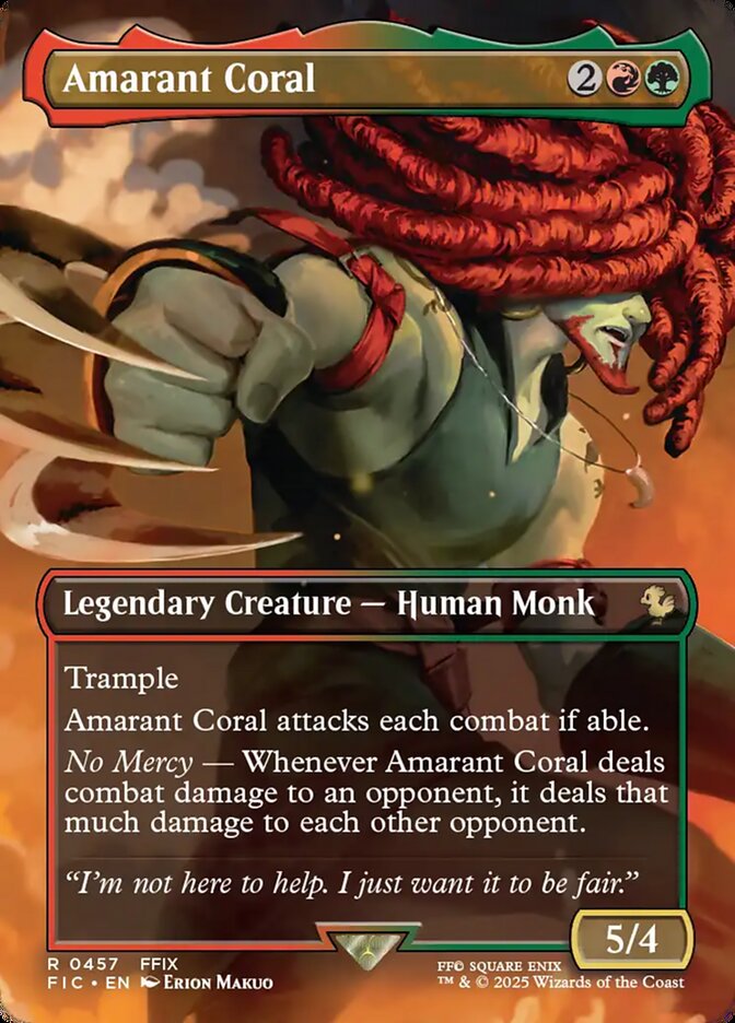 Amarant Coral, Final Fantasy Commander Card Art