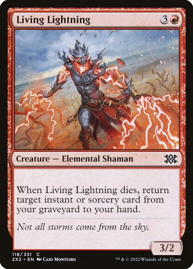 Living Lightning, Double masters 2022 Card Art