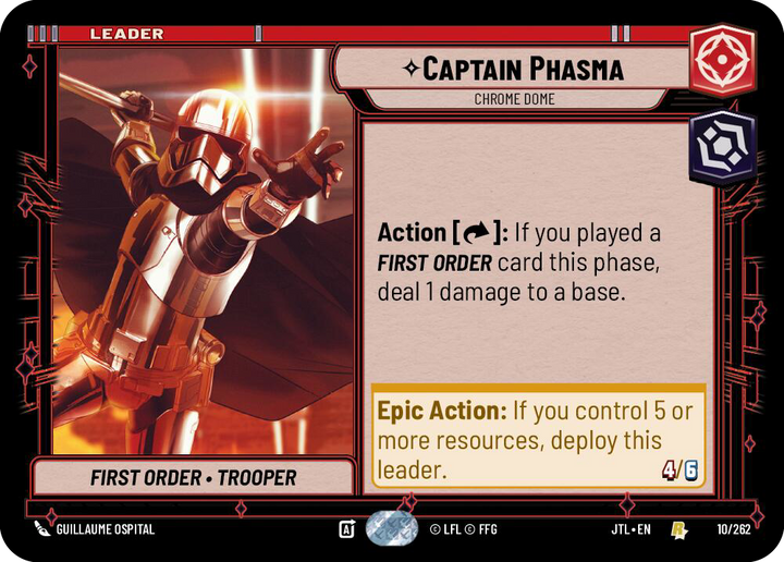 Captain Phasma, Chrome Dome, Jump to Lightspeed Card Art