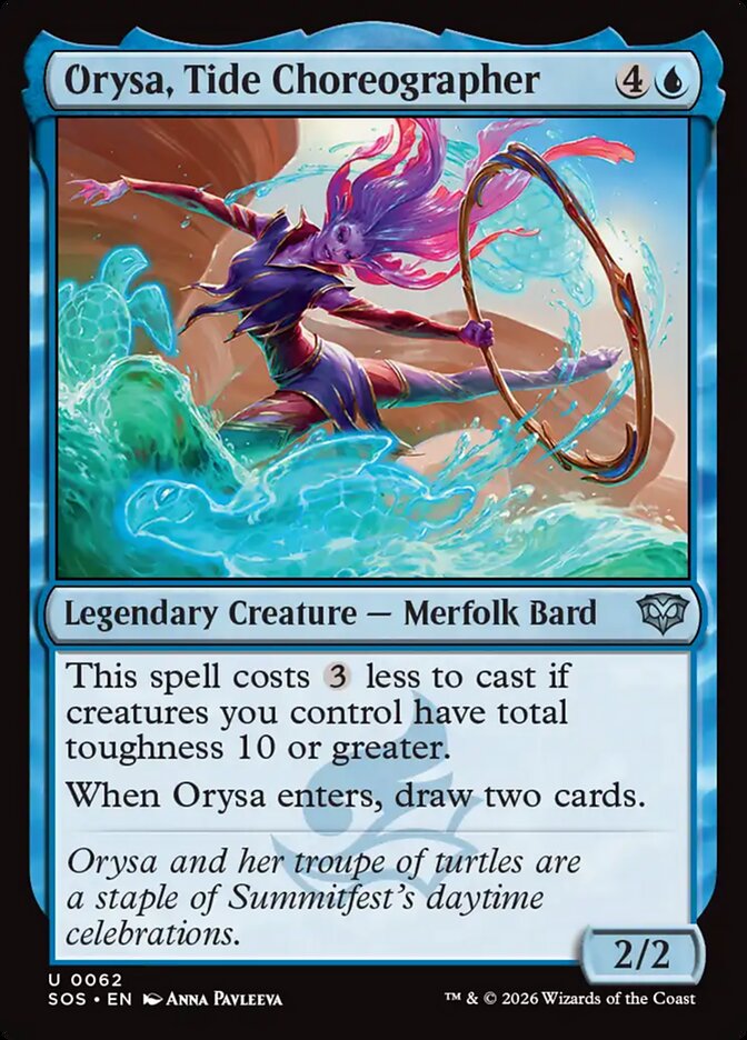 Orysa, Tide Choreographer, Secrets Of Strixhaven Card Art