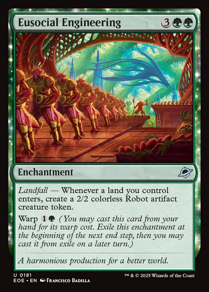 Eusocial Engineering, Edge of eternities Card Art