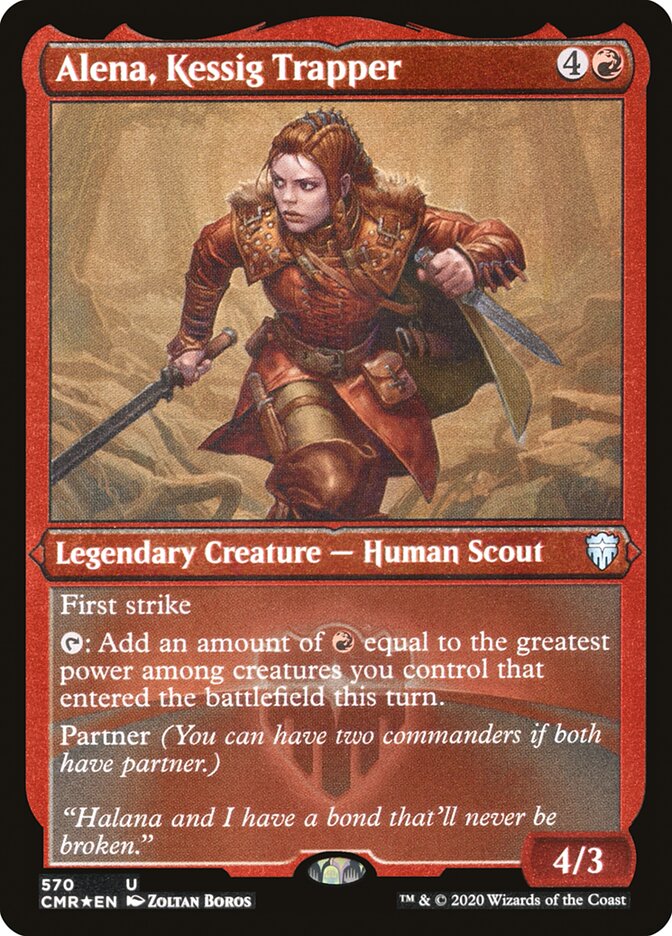 Alena, Kessig Trapper, Commander legends Card Art