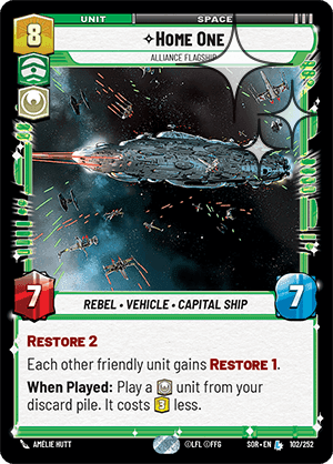 Home One, Alliance Flagship - Foil