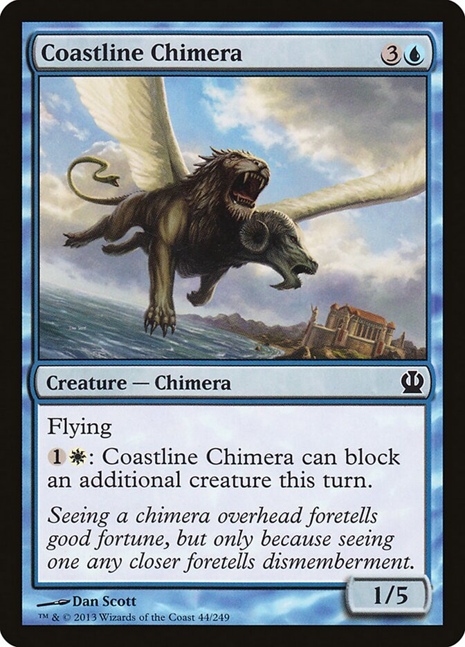 Coastline Chimera, Theros Card Art