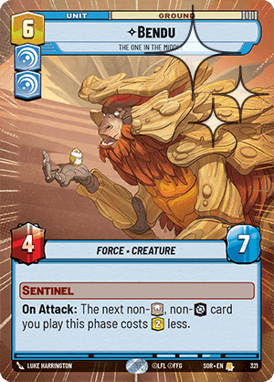 Bendu, The One in the Middle - Hyperspace Foil