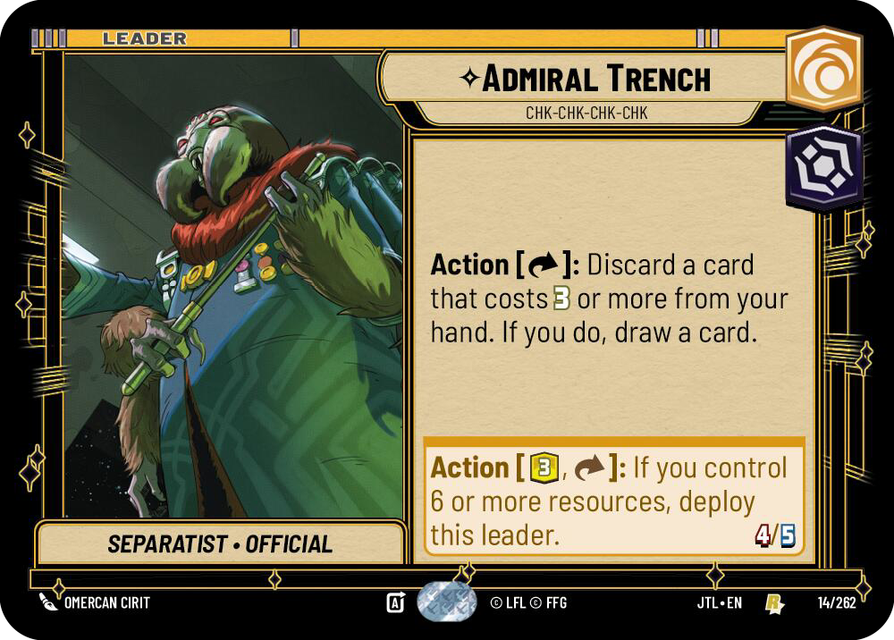 Admiral Trench, Chk-chk-chk-chk, Jump to Lightspeed Card Art