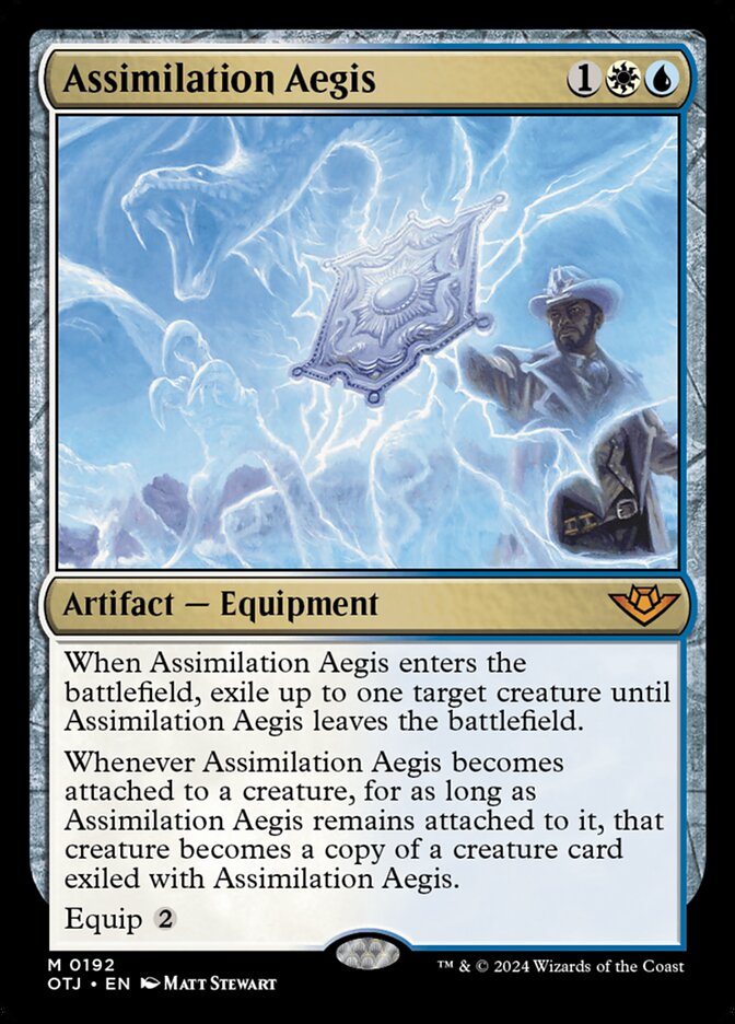 Assimilation Aegis, Outlaws of thunder junction Card Art